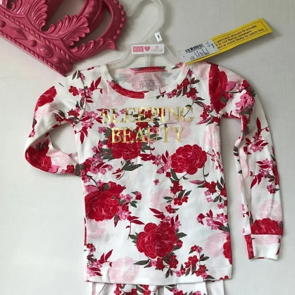 Children’s Place Sleeping Beauty Long PJ Set